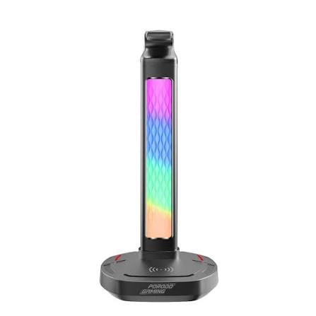 Porodo Gaming Headphone Stand with RGB Lighting 3
