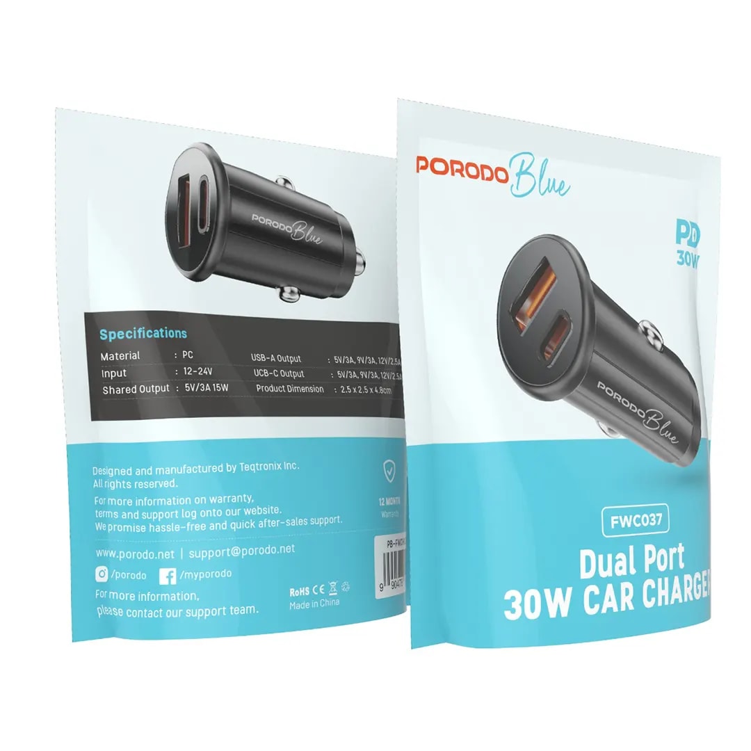 Dual Port USB Car Charger 2