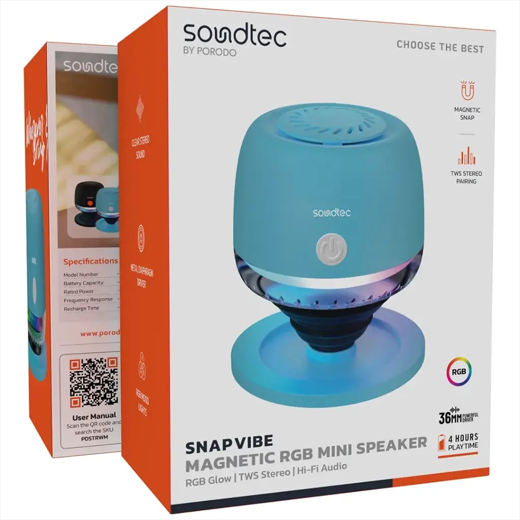 Soundtec Portable Bluetooth Speaker 5