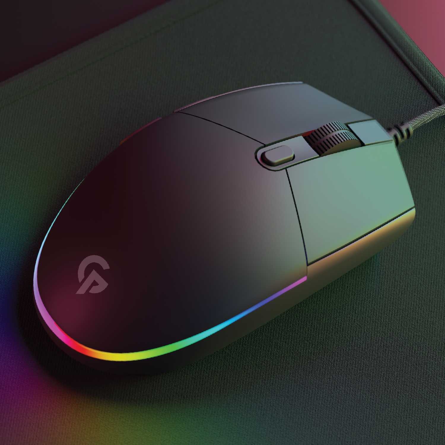 Wired Gaming Mouse with RGB Lighting 3