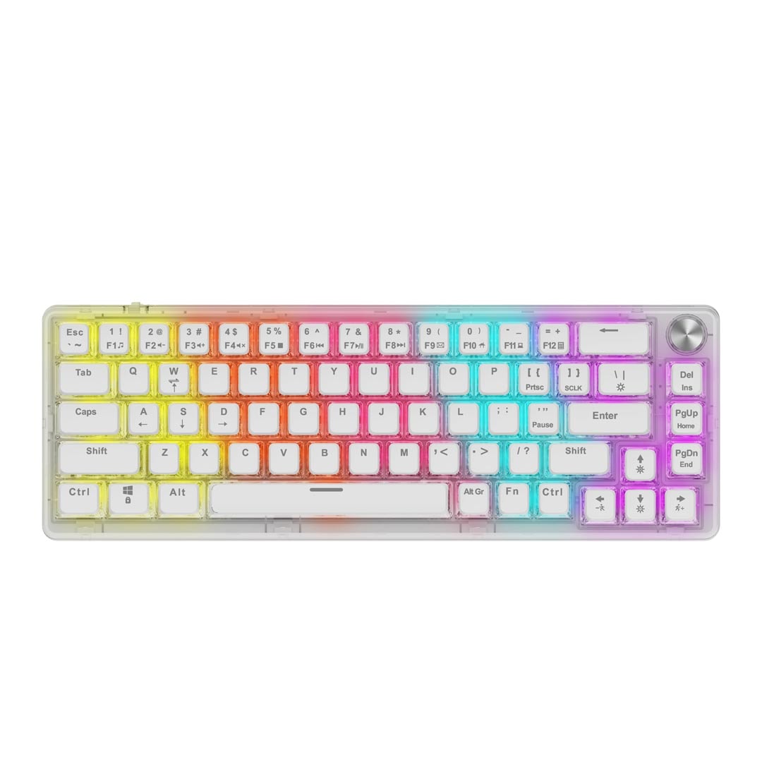 RGB Mechanical Keyboard with Transparent Case 3