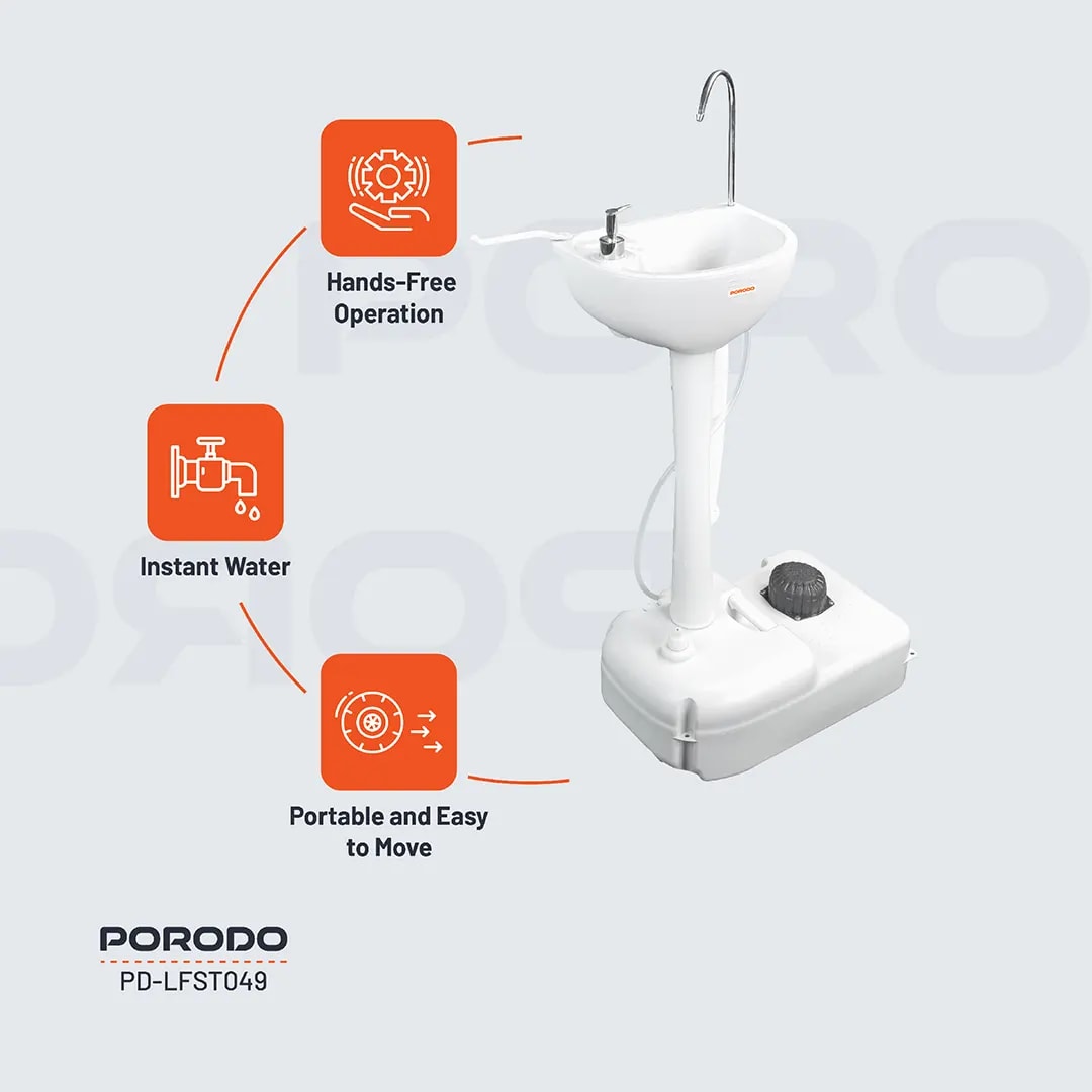 Porodo Lifestyle Portable Handwash Station 2