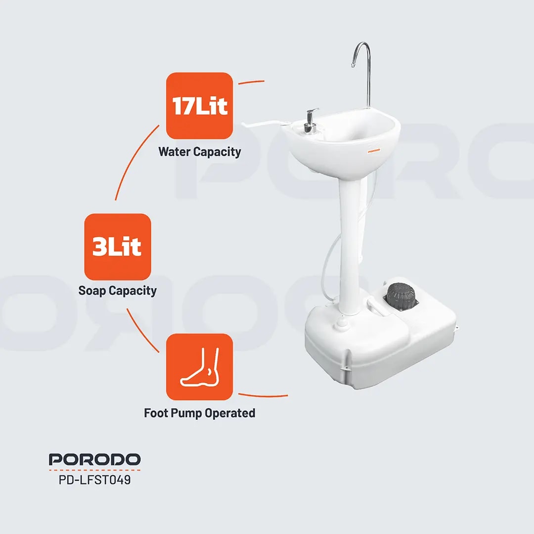 Porodo Lifestyle Portable Handwash Station 3