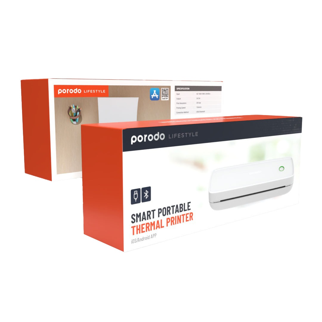 Porodo Lifestyle Smart Portable Thermal Printer 2