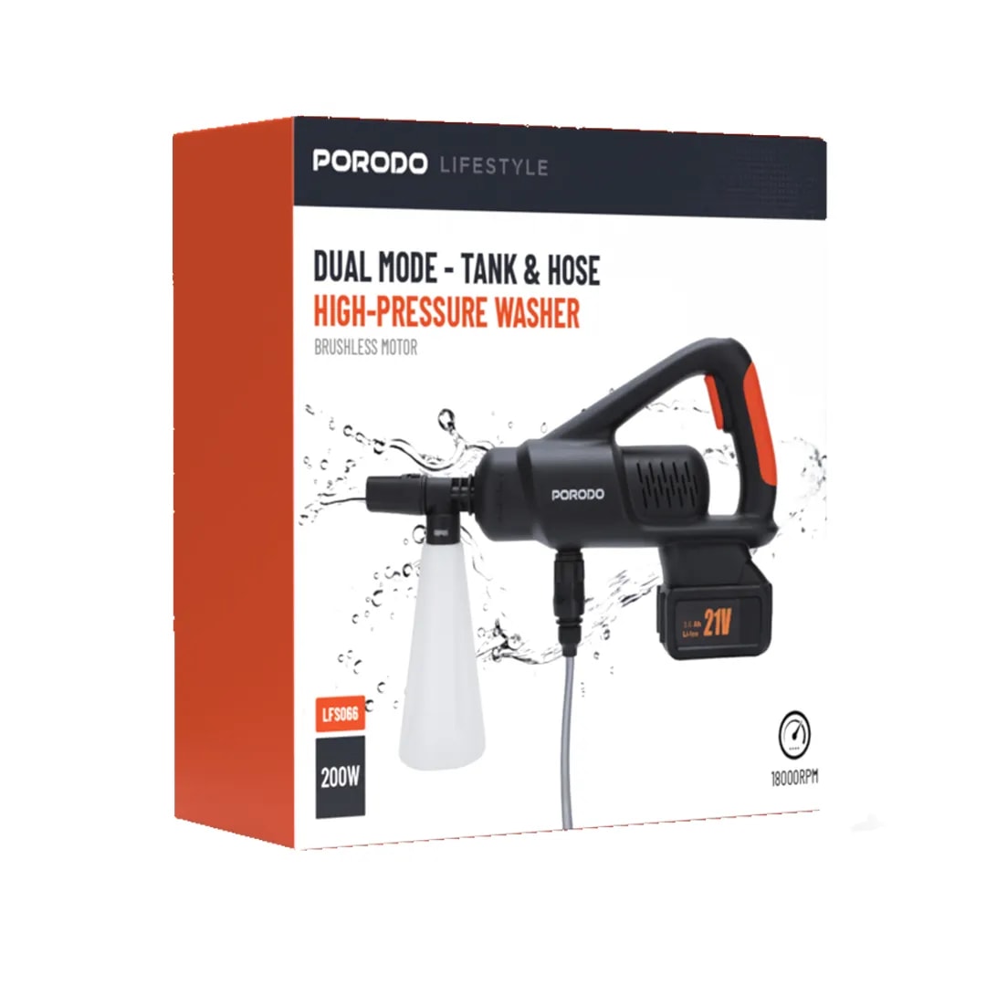 Porodo Lifestyle Dual Mode High-Pressure Washer 4