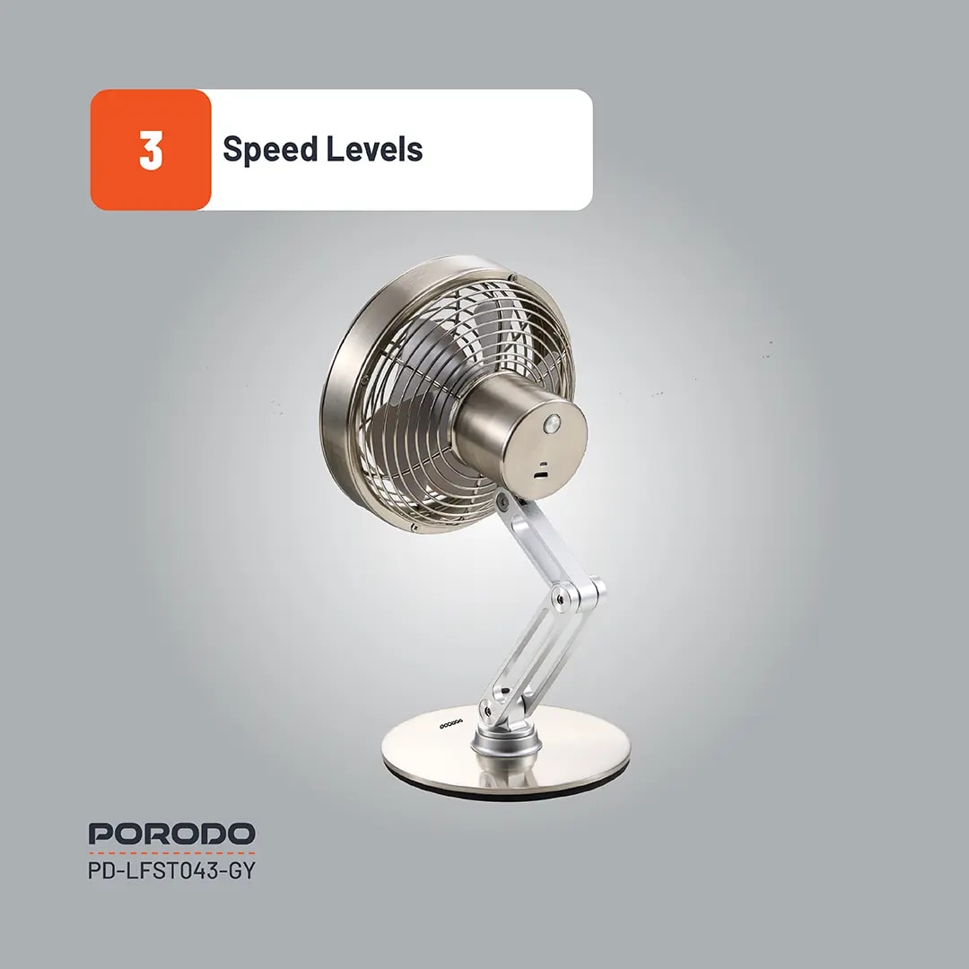 Porodo Lifestyle Metal Desk Fan 5