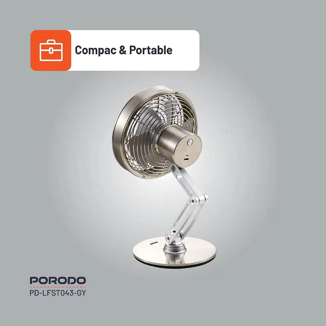 Porodo Lifestyle Metal Desk Fan 6
