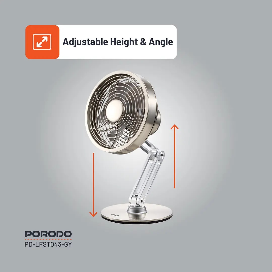 Porodo Lifestyle Metal Desk Fan 7