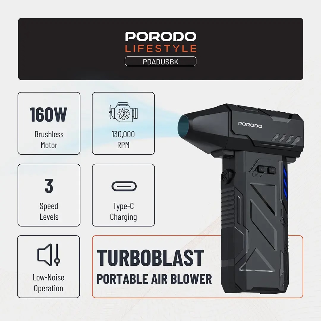 Porodo Lifestyle Turboblast Portable Air Blower 3