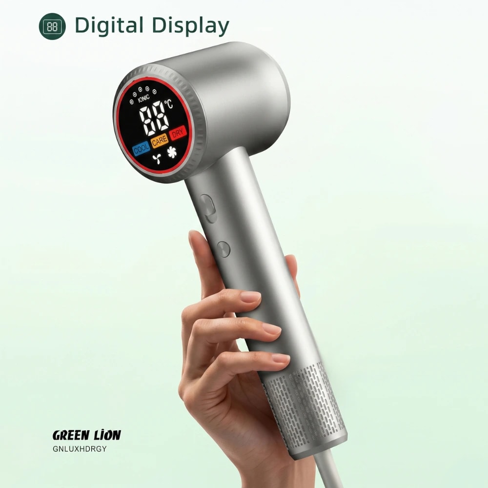 Green Lion Digital Ionic Hair Dryer with LED Display 3