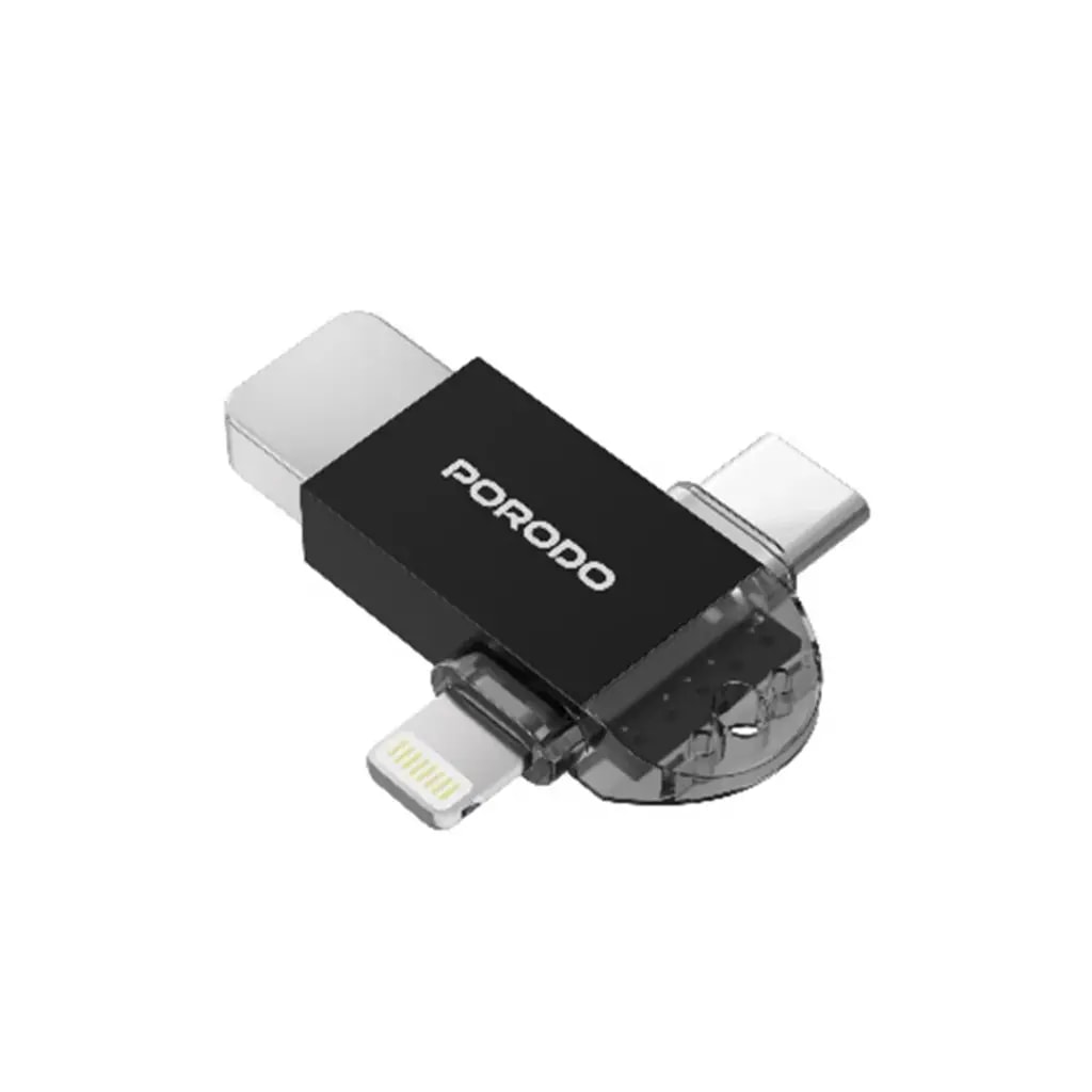 Porodo 3-in-1 OTG Adapter 3
