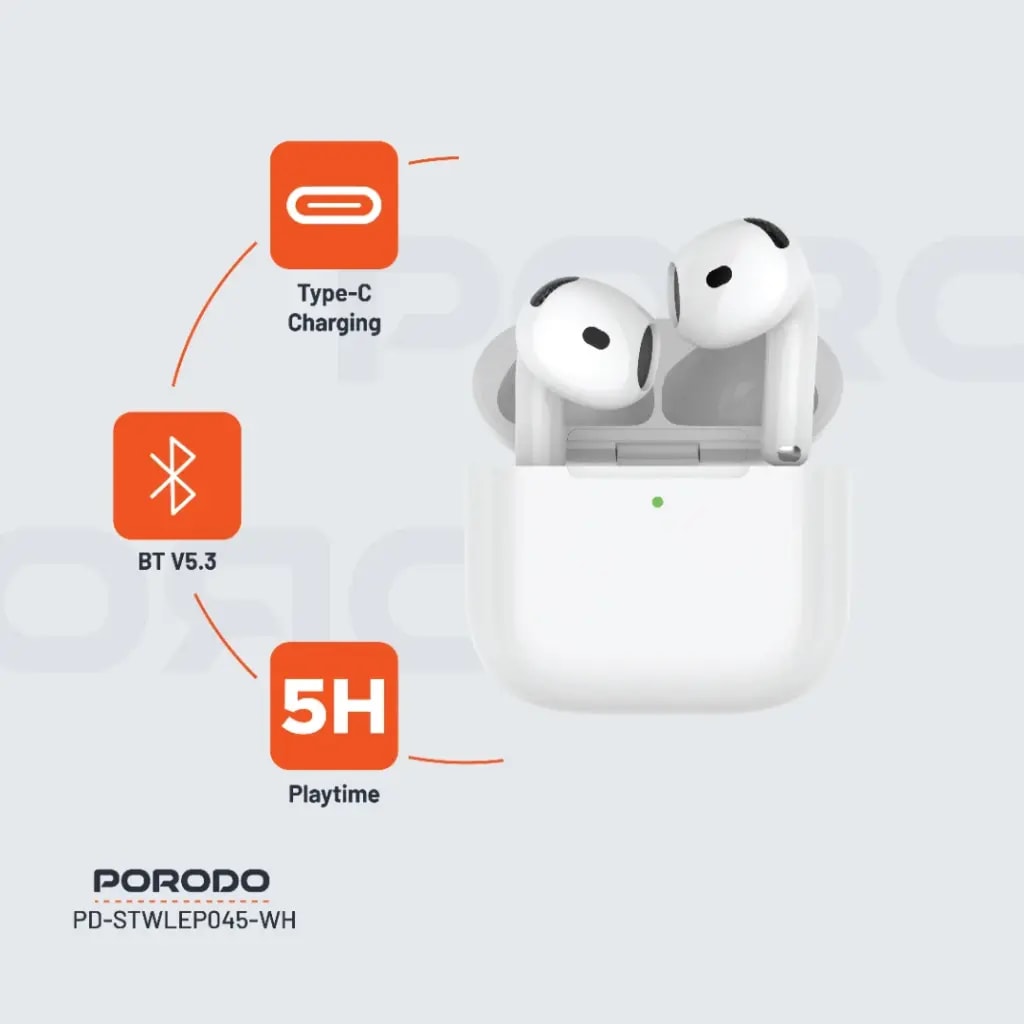 Porodo Soundtec Earbuds Gen 4 8
