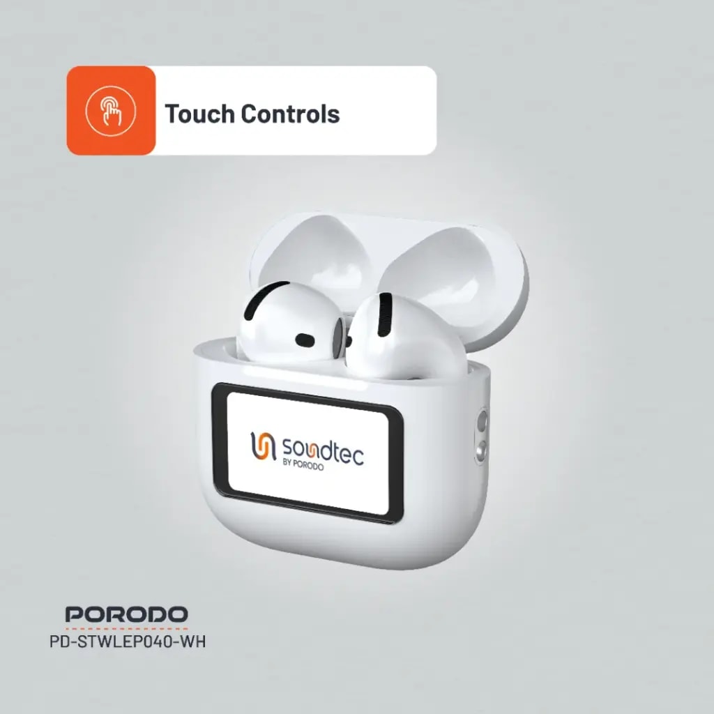 Porodo Soundtec Glimpse ANC Wireless Earbuds 8