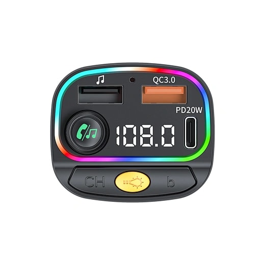 WiWU MP3 Car Charger - Black 7