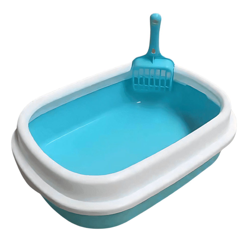 Plastic Cat Litter Box with Scoop
