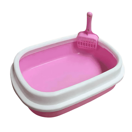 Plastic Cat Litter Box with Scoop