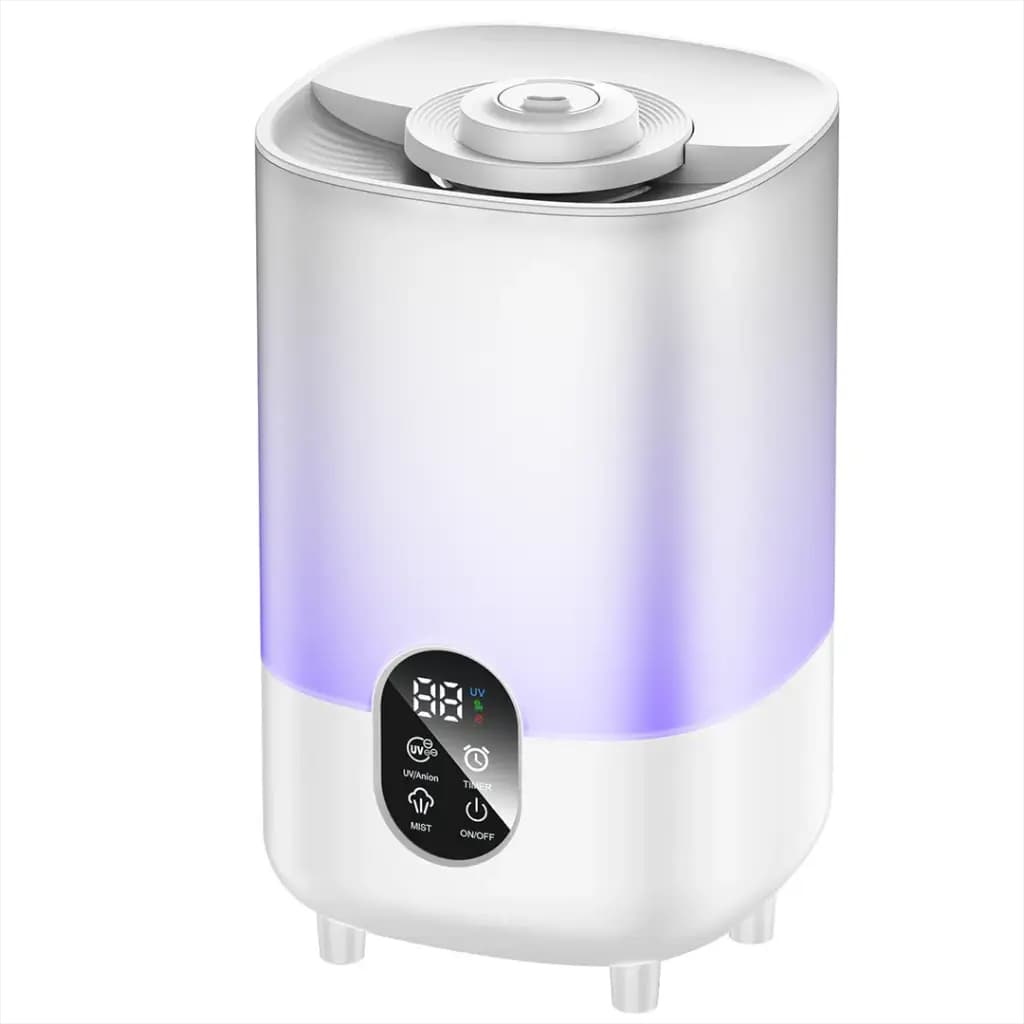 Ultrasonic Cool Mist Humidifier with UV and Anion Functions