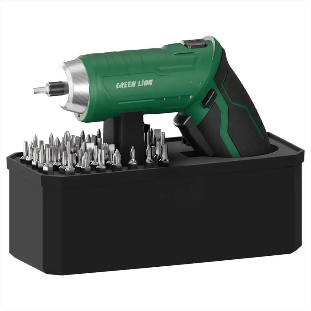Green Lion Cordless Electric Screwdriver Set