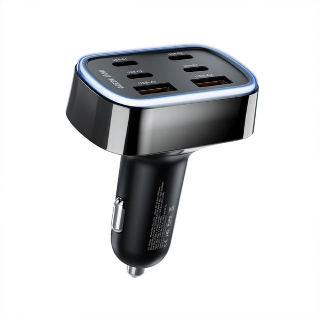 Multi-Port USB Car Charger Adapter