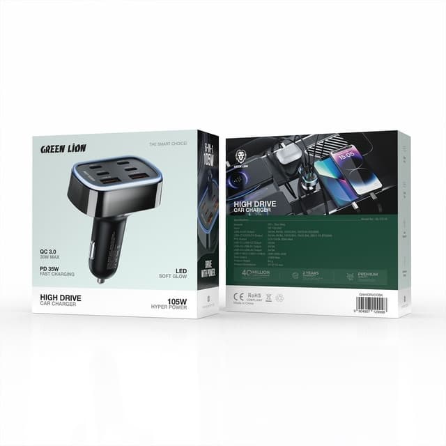 Multi-Port USB Car Charger Adapter