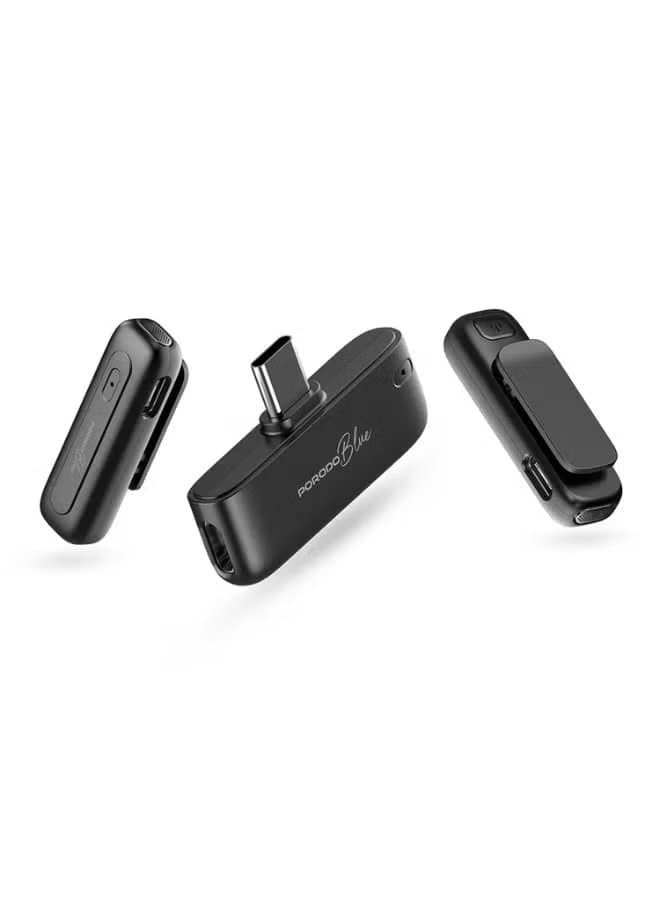 Porodo Blue Wireless Bluetooth Receiver with USB-C