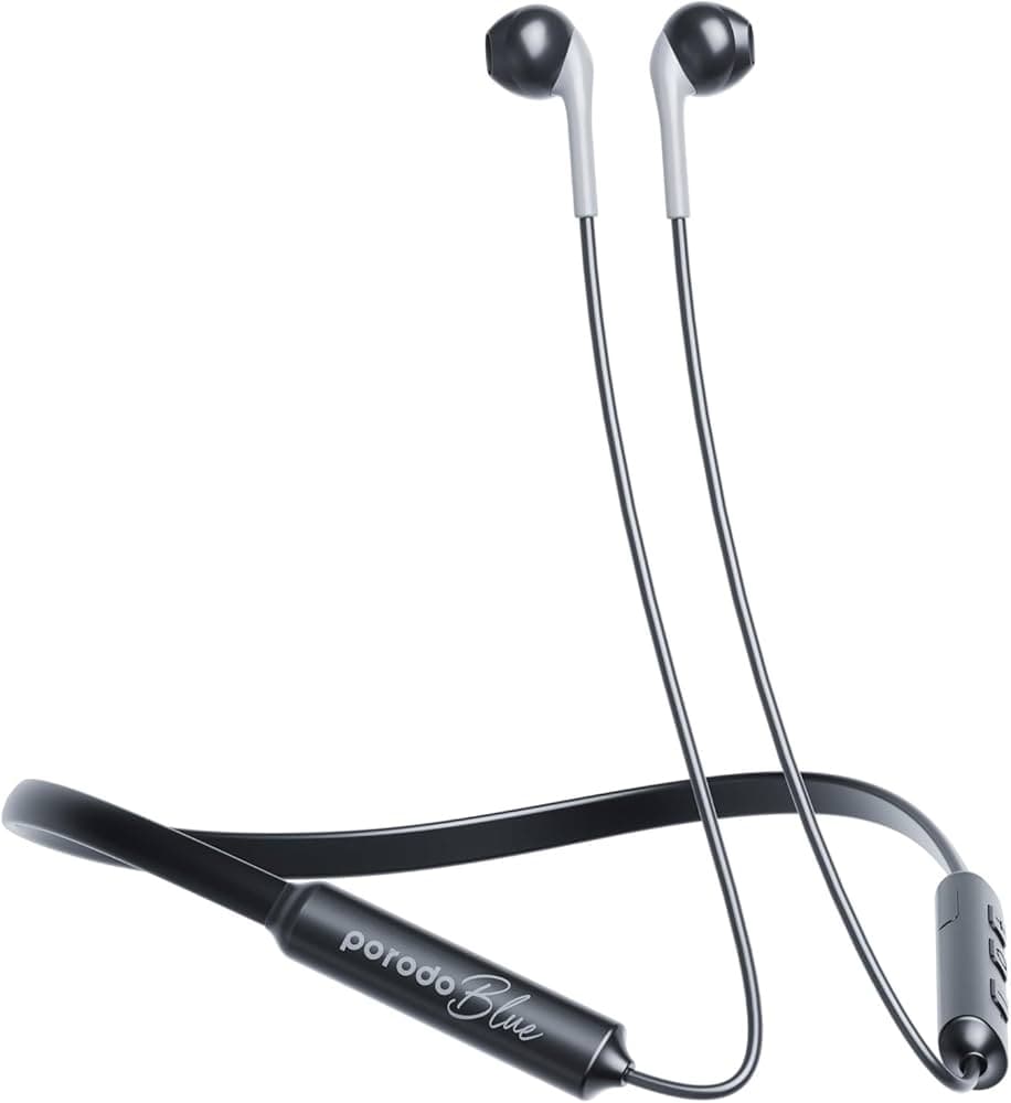 Porodo Blue Wireless Neckband Earphones