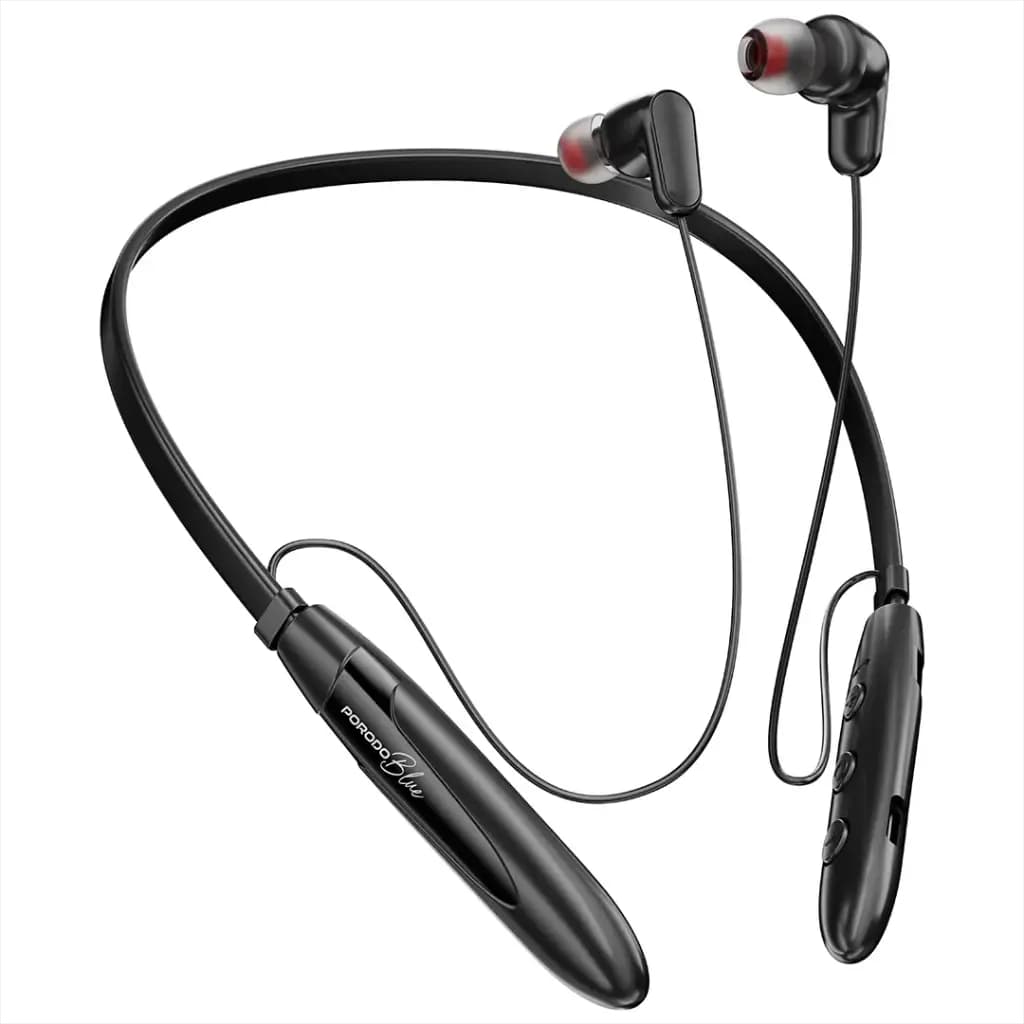 Porodo Blue Wireless Neckband Earphones