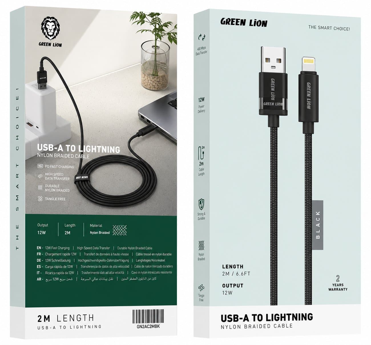 Green Lion USB to Lightning Charging Cable