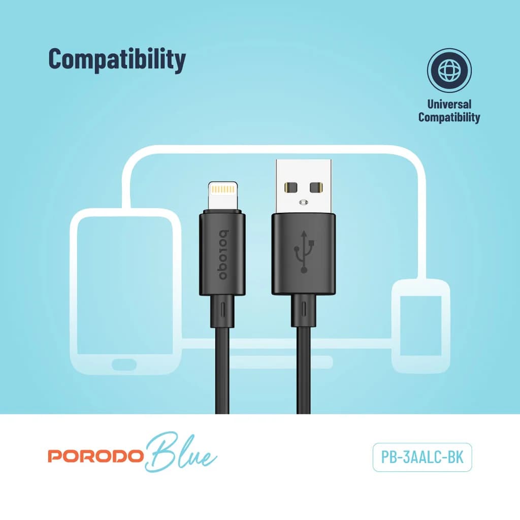 Porodo USB-C to Lightning Charging Cable