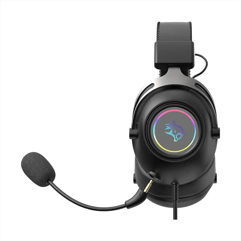 Wired Over-Ear Gaming Headset with Detachable Mic