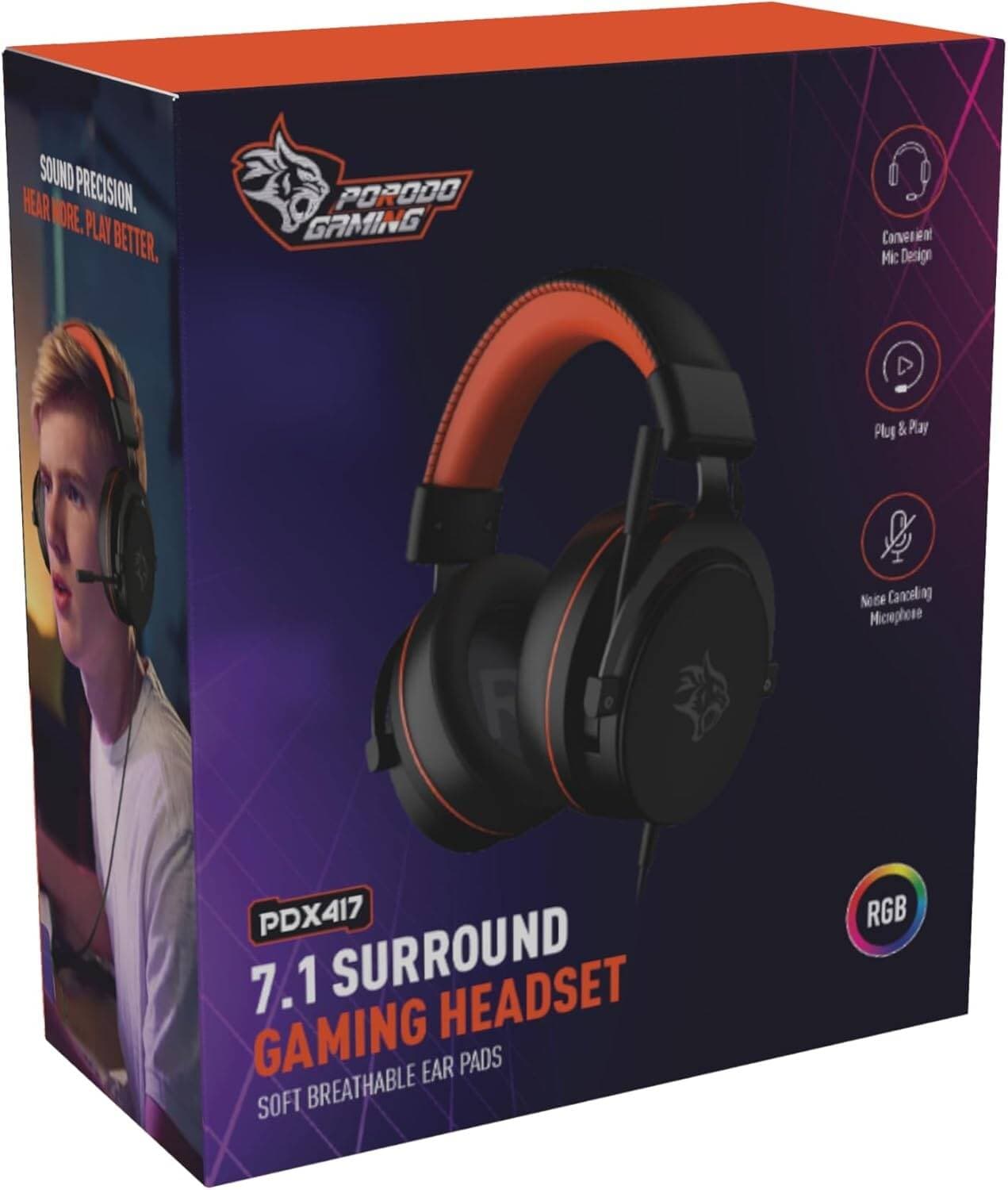 Over-Ear Wired Gaming Headphones