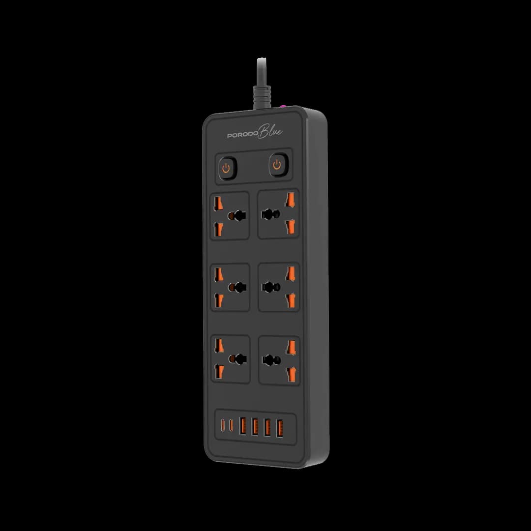 Porodo Blue Power Strip with USB Ports