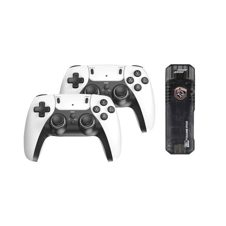 Wireless Gaming Controller Set with 8K TV Game Stick