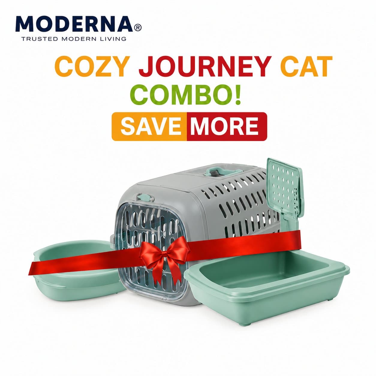 Moderna Cozy Journey Cat Combo Carrier