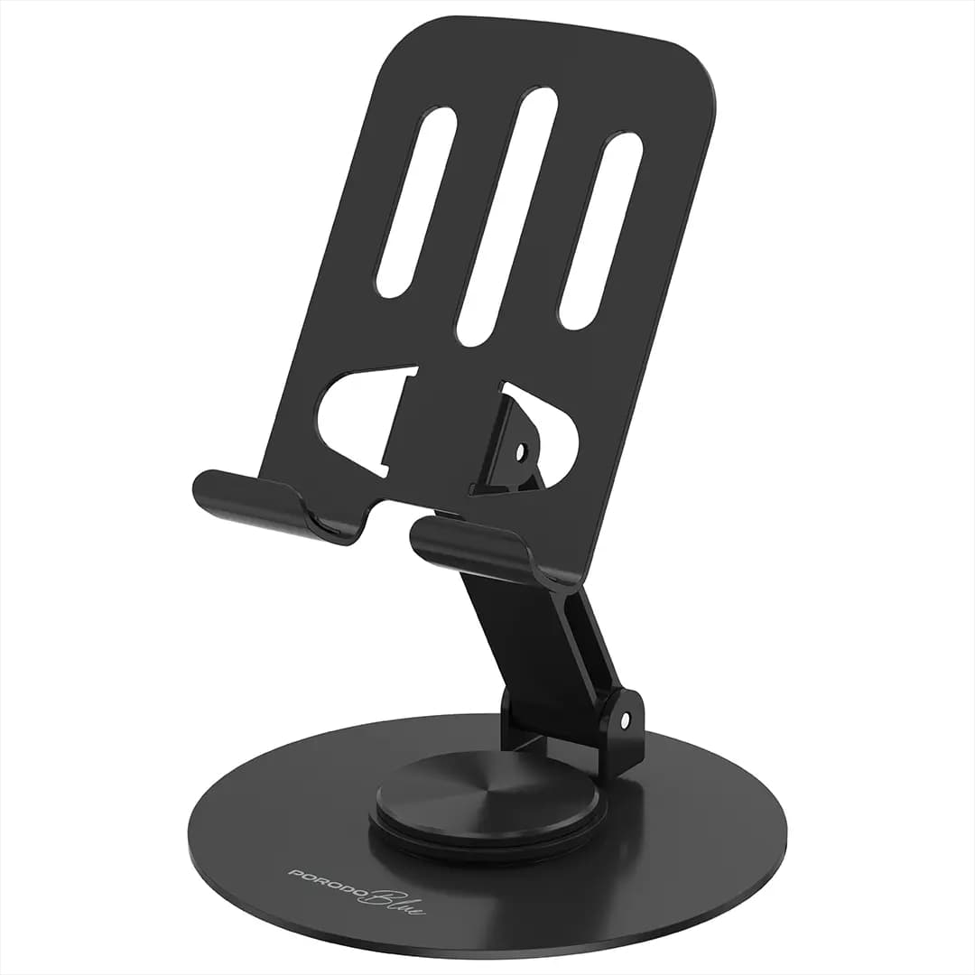 Porodo Blue Adjustable Metal Phone Stand