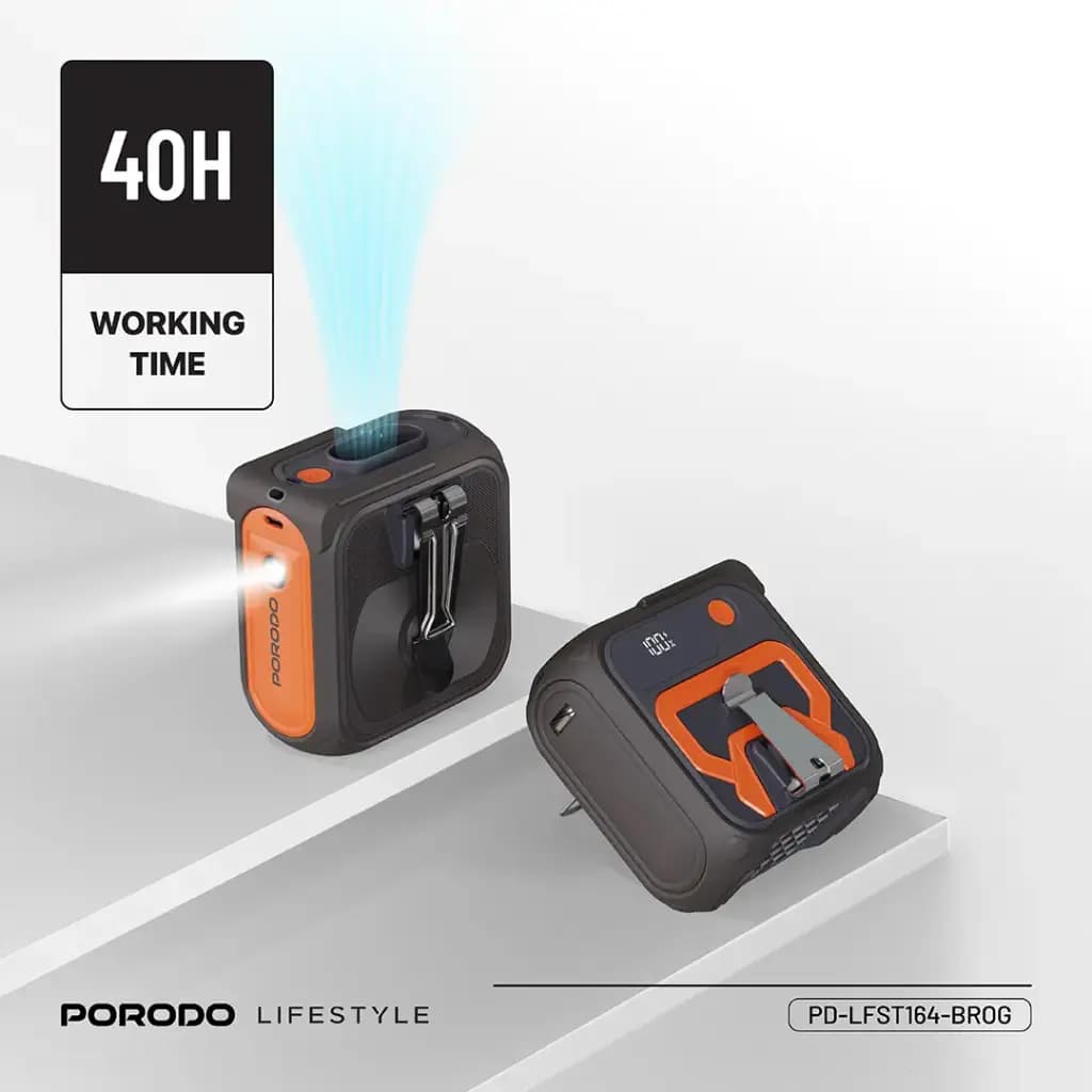 Porodo Lifestyle Multifunction Cooling Waist Fan