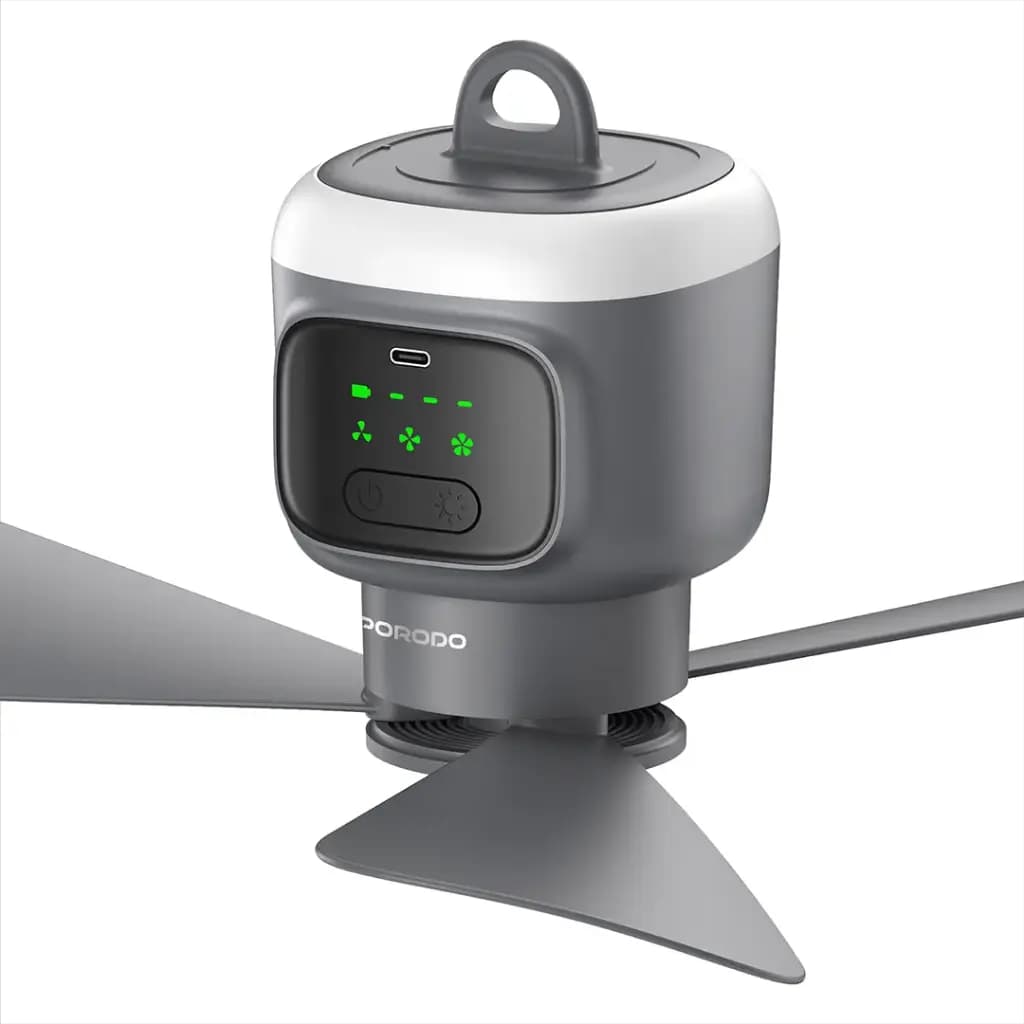 Porodo Lifestyle Camping Rechargeable Ceiling Fan