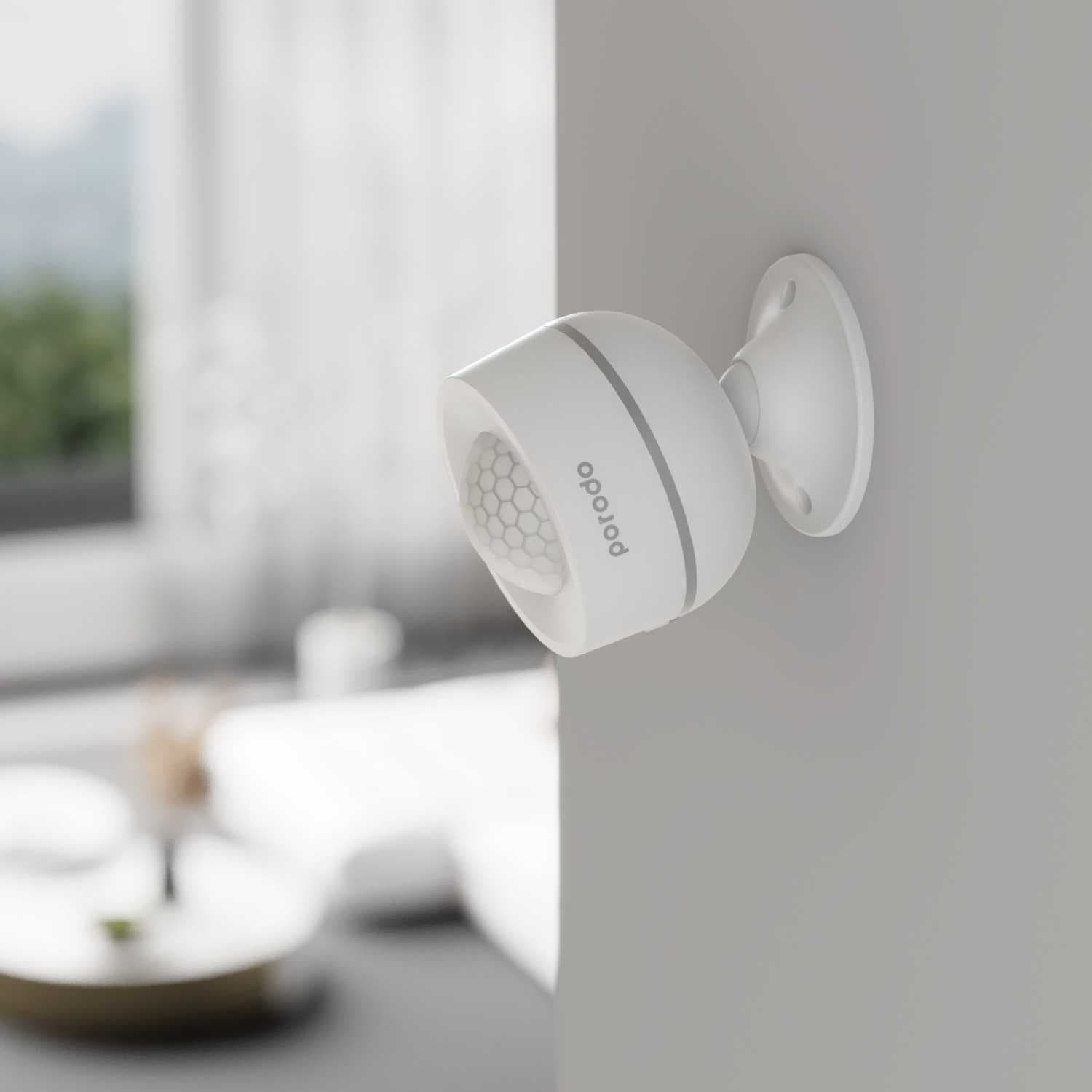 Porodo Lifestyle Smart Motion Sensor with Humidity & Temperature Sensors