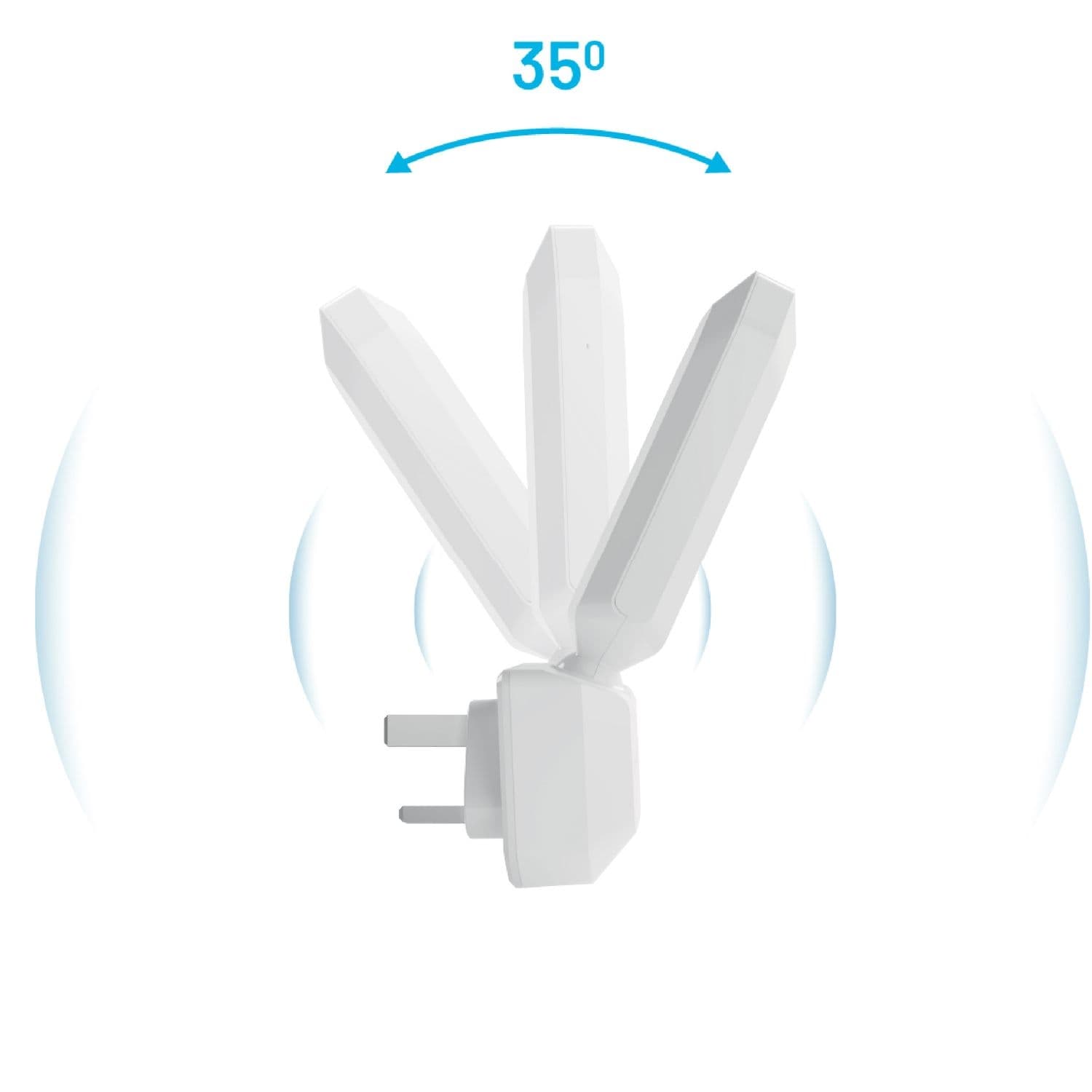 Porodo 2.4GHz WiFi Signal Extender 300Mbps
