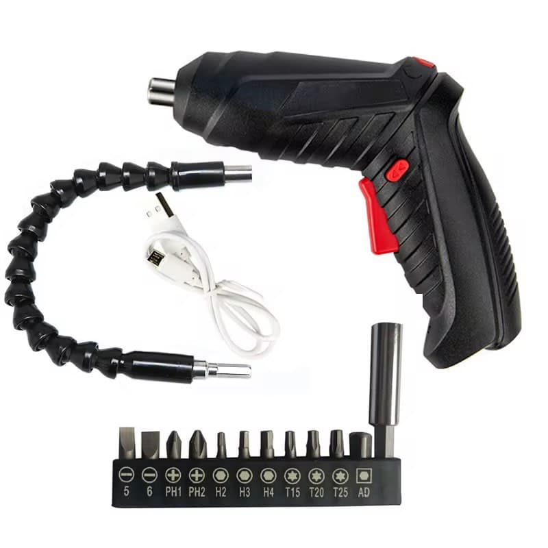 Rechargeable Electric Screwdriver Set with 47pcs Accessories