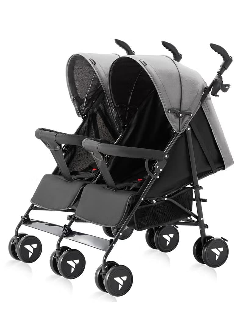 Teknum Twin Stroller Fellow - Grey