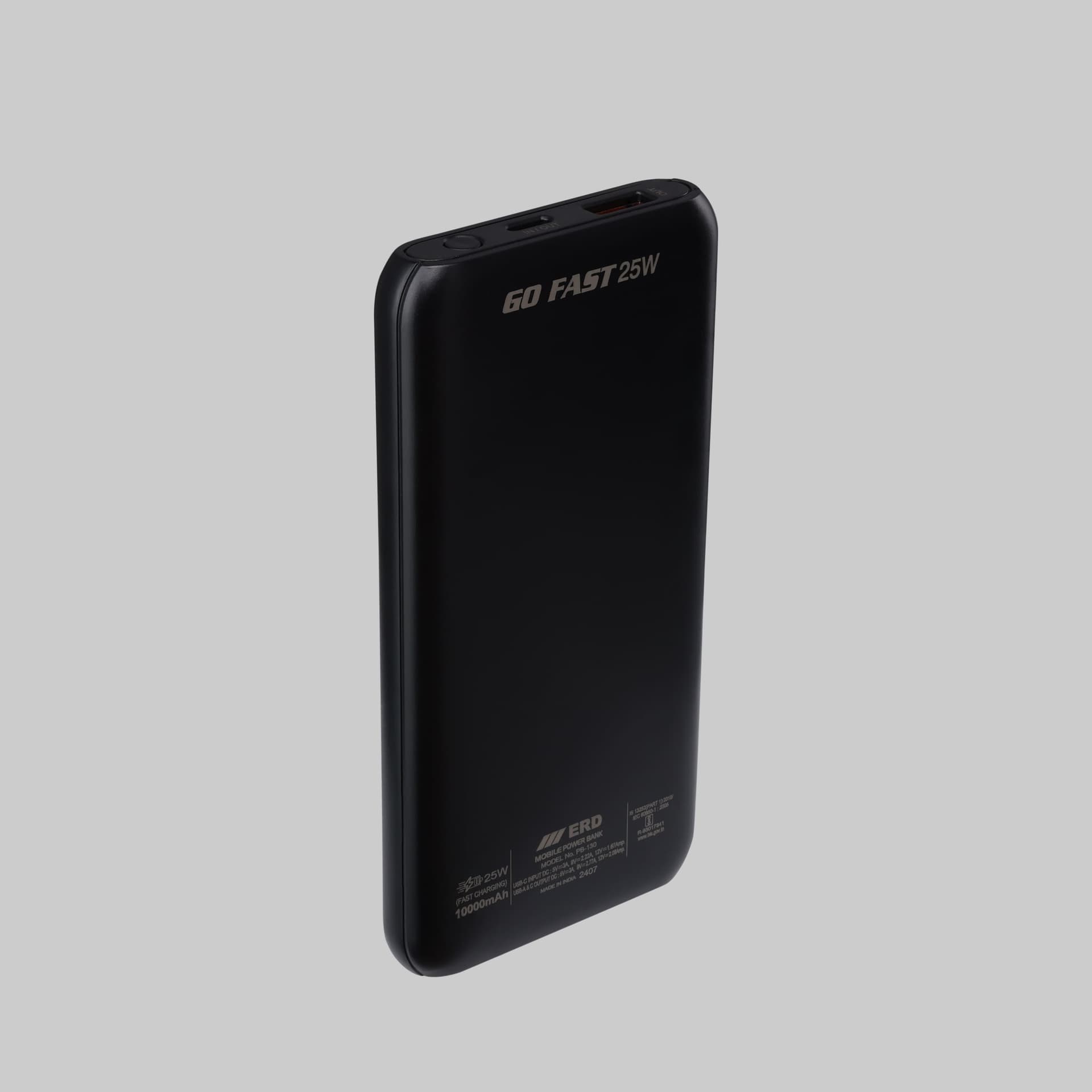 ERD PBE-604 POWER BANK 10000MAH BLK 25W