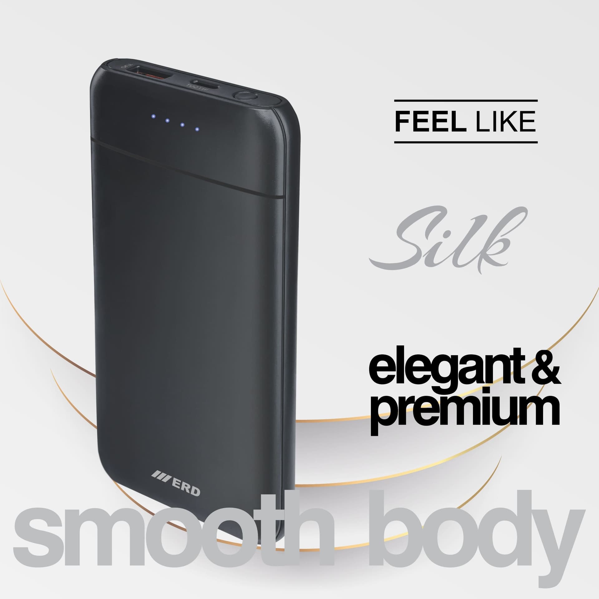 ERD PBE-604 POWER BANK 10000MAH BLK 25W
