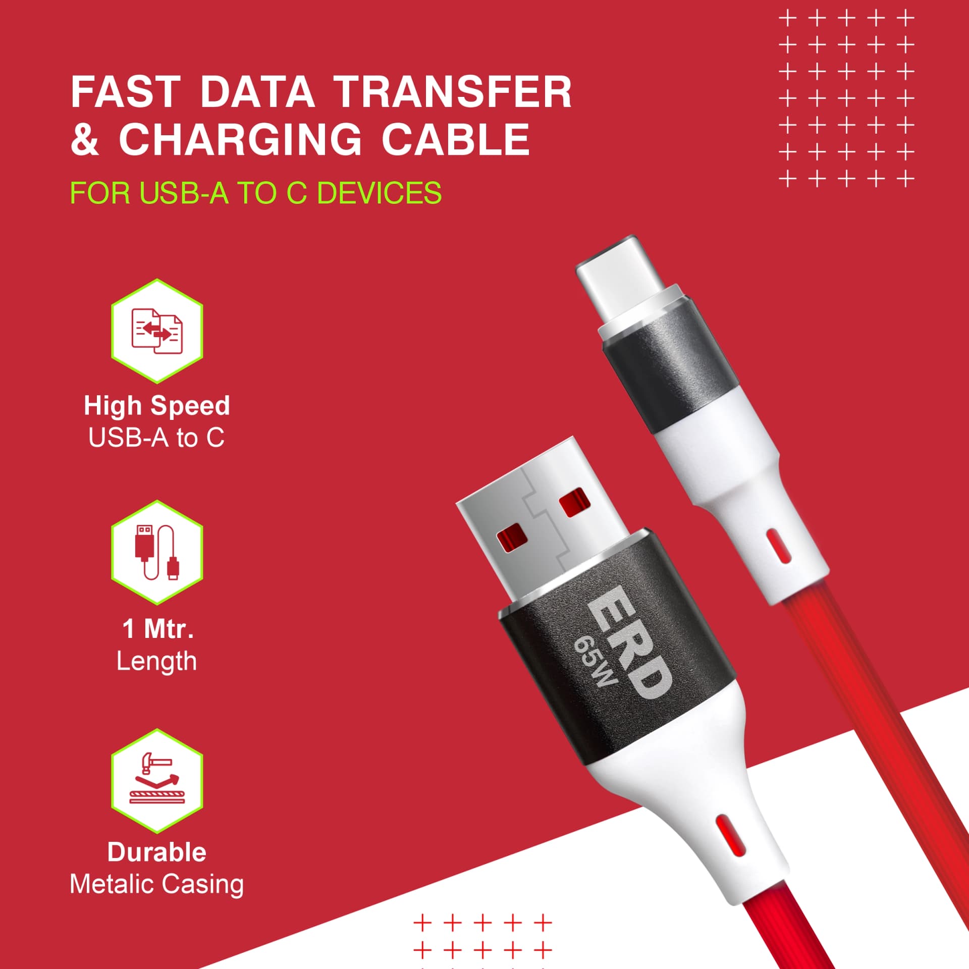 ERD UCE-606 USB-C DATA CABLE MR 65W