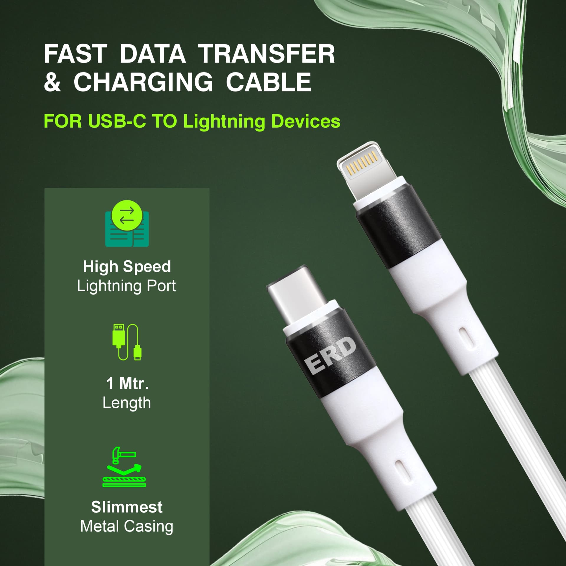 ERD UCE-615 USB-C TO LIGHTNING MW 25W