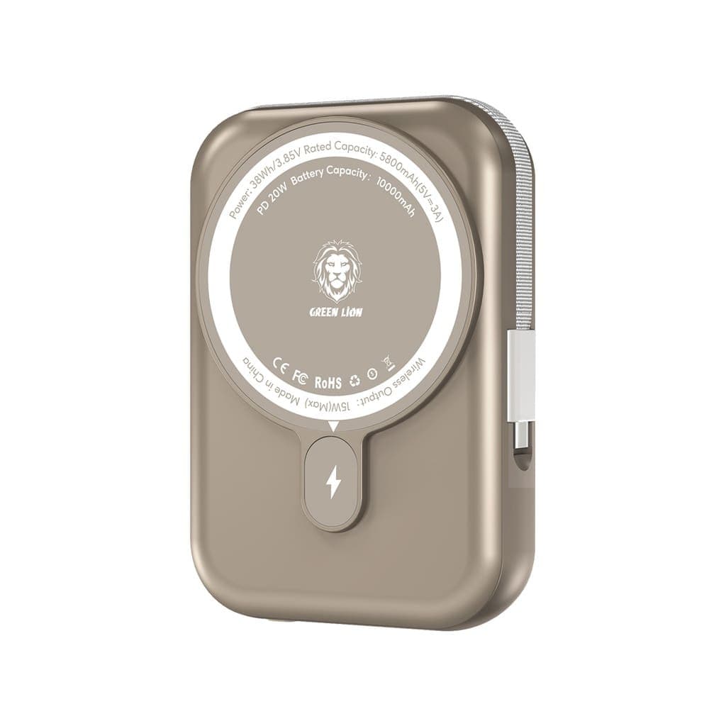 Green Lion 10000mAh Monaco MagSafe Power Bank