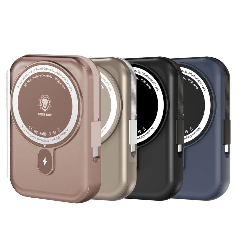 Green Lion 10000mAh Monaco MagSafe Power Bank
