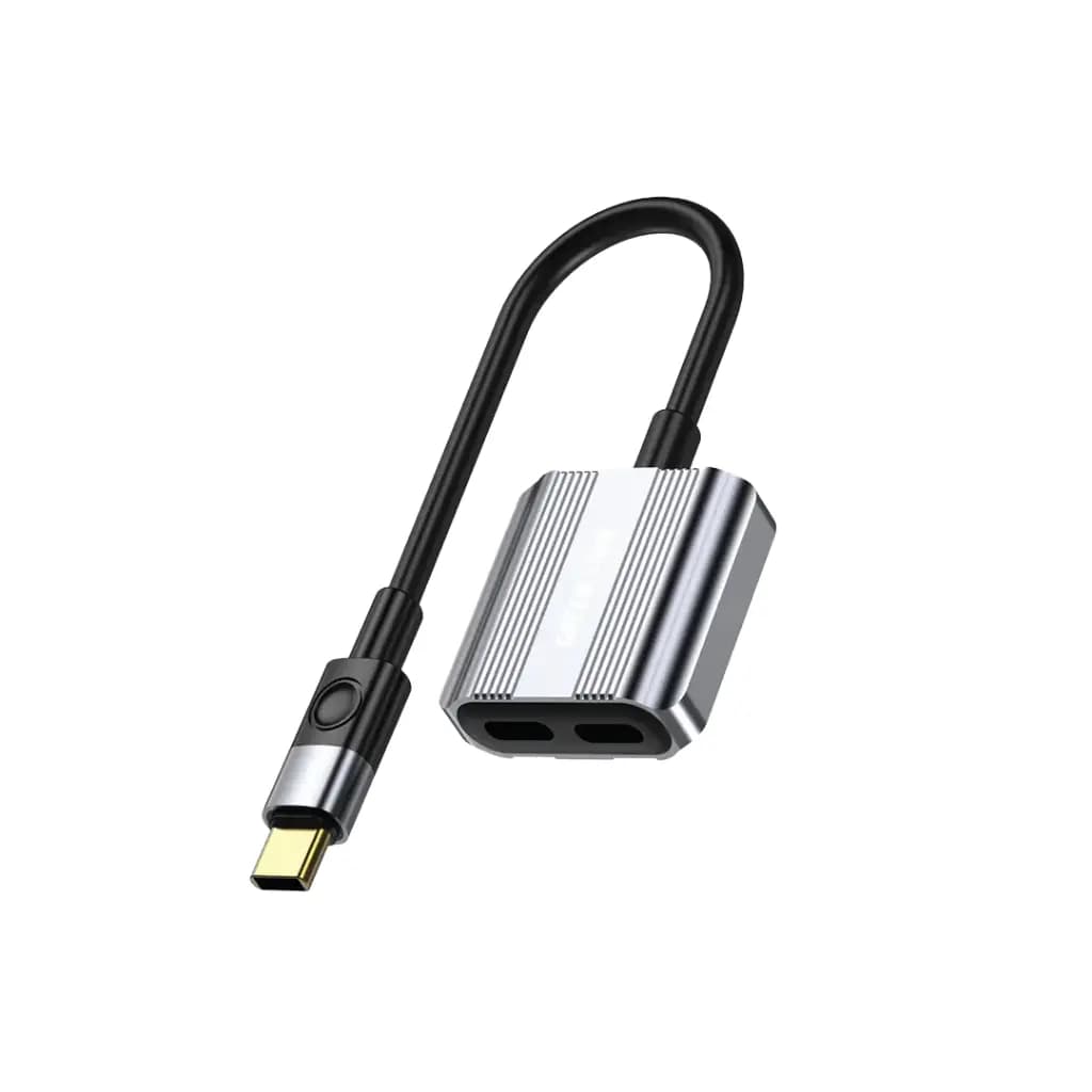Green Lion 2 In 1 Type-C Splitter Adapter