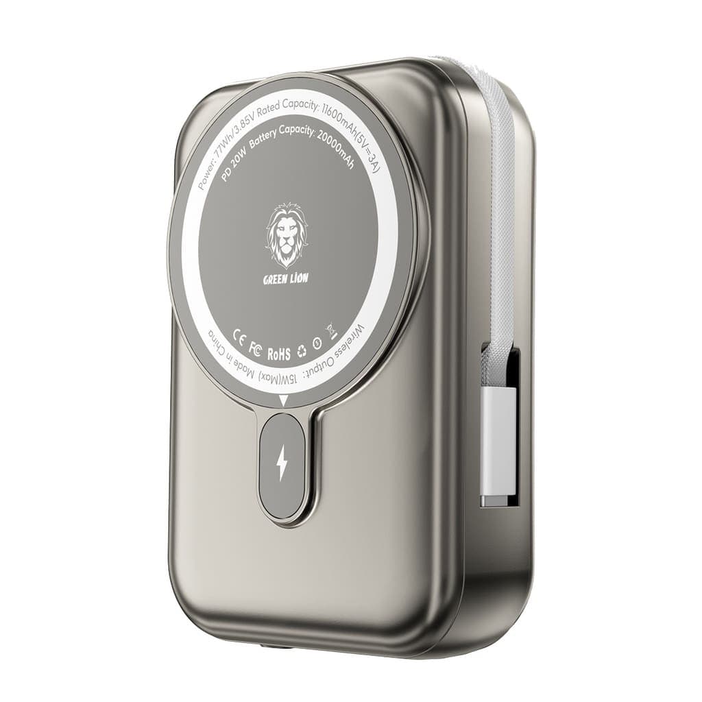 Green Lion 20000mAh Monaco MagSafe Power Bank