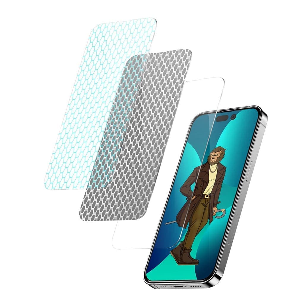 Green Lion 3D Curved Tempered Glass-Black